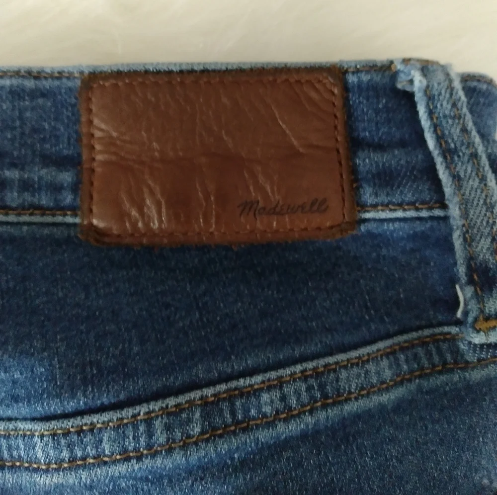 madewell high rise skinny jeans